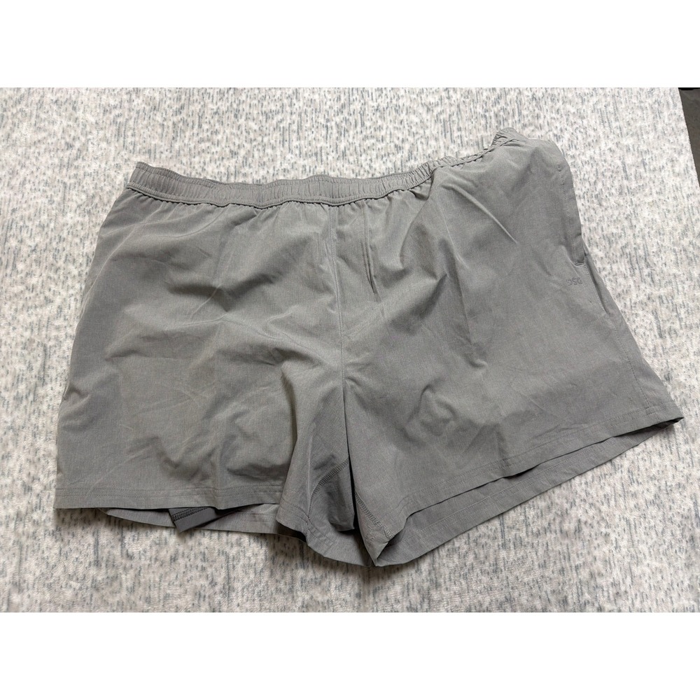 DSG Mens Agility‎ 2-in-1 Training Shorts Light Gray Heather XXL DAM13107H